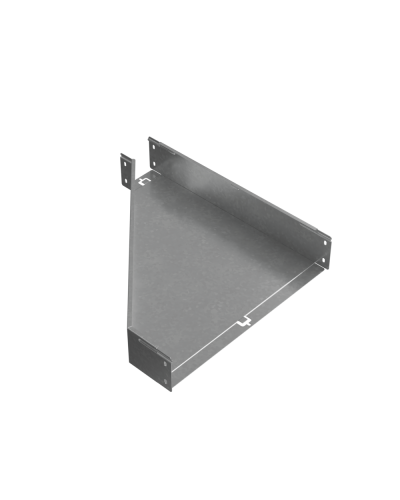 Переходник правый 100х100-500 мм ПЛЮС HD КМ-Профиль (PDplus100-100-500-R HD) в Коврове Аксессуары для лотков Pintop.ru