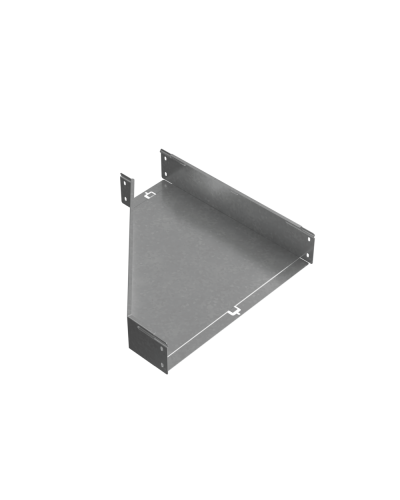 Переходник правый 100х150-500 мм ПЛЮC INOX304 КМ-Профиль (PDplus100-150-500-R INOX304) в Коврове Аксессуары для лотков Pintop.ru