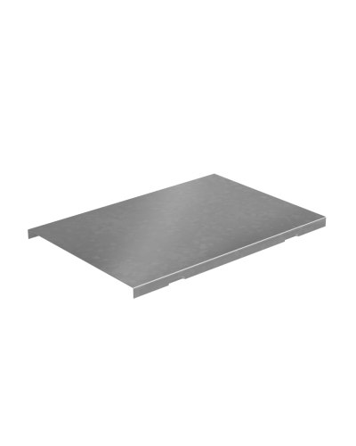 Крышка угла вертикального внешнего 200 мм с разворотом трассы на 90 гр. ПЛЮС INOX304 КМ-Профиль (KVLPDplus90-200 INOX304) в Коврове Аксессуары для лотков Pintop.ru