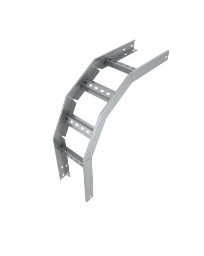 Угол лестничный вертикальный внешний 90 гр. 100х150х1,2 мм Быстрый монтаж HD85 КМ-профиль (LVLS90-100-150-1.2 HD85) в Коврове Аксессуары для лотков Pintop.ru