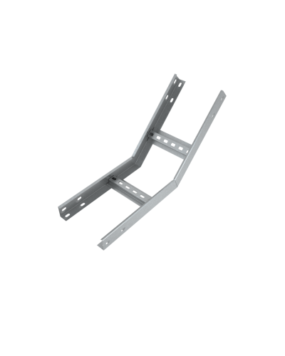 Угол лестничный вертикальный внутренний 45 гр. 80х500х1,2 мм Быстрый монтаж HD КМ-Профиль (LNLS45-80-500-1.2 HD) в Коврове Аксессуары для лотков Pintop.ru