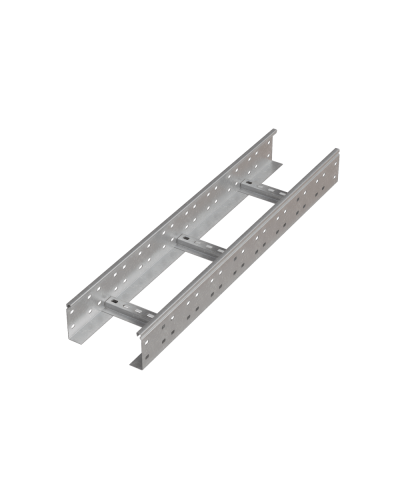 Лоток лестничный 100х400х1,2 L2500 мм INOX304 N КМ-Профиль (LL100-400-1.2-2500 INOX304 N) в Коврове Кабельные лотки Pintop.ru