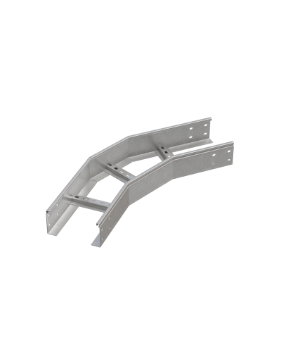 Угол лестничный горизонтальный 45 гр. 100х700х1,5 мм HD85 N КМ-профиль (LGL45-100-700-1.5 HD85 N) в Коврове Аксессуары для лотков Pintop.ru