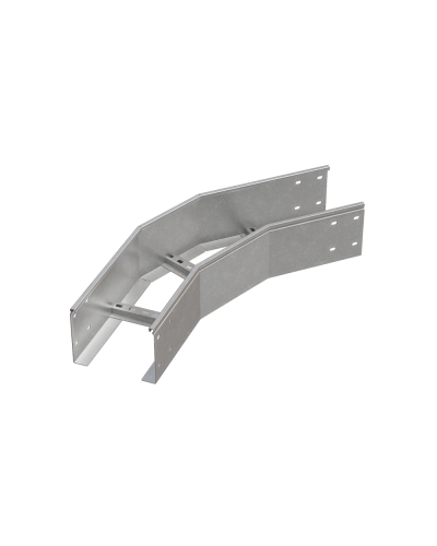 Угол лестничный горизонтальный 45 гр. 150х600х1,5 мм N КМ-профиль (LGL45-150-600-1.5 N) в Коврове Аксессуары для лотков Pintop.ru