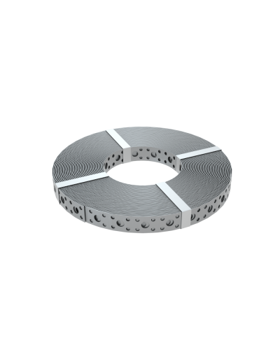 Перфорированная монтажная лента 20х0,7 мм (упак. 25 м) КМ-Профиль (PF0.7-20) в Коврове Аксессуары для лотков Pintop.ru