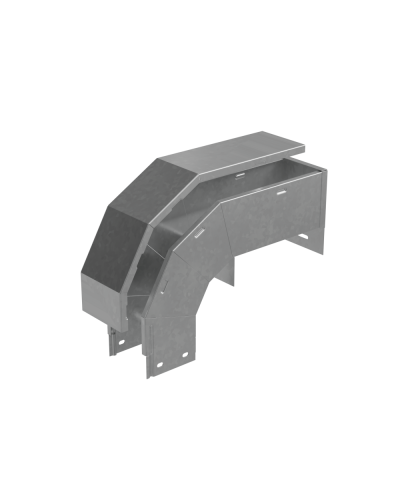Т-ответвитель крышка верт. вниз 100х300х200 мм ПЛЮС INOX304 КМ-Профиль (OKTDplus100-300-200 INOX304) в Коврове Аксессуары для лотков Pintop.ru