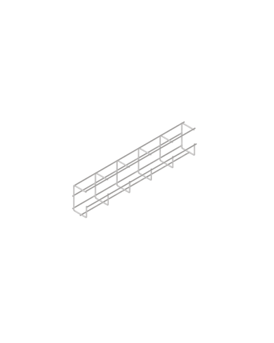 G-образный проволочный лоток 110х65 L3000 мм КМ-Профиль (PLG110-65-3000) в Коврове Кабельные лотки Pintop.ru