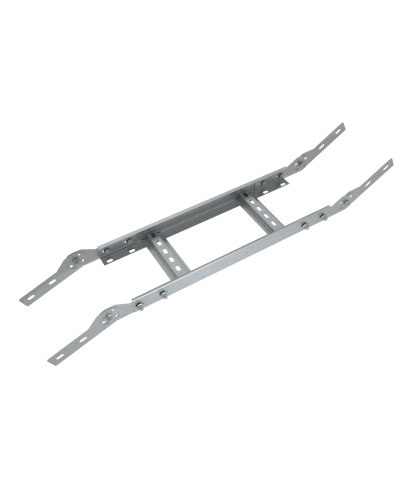 Вертикальный шарнирный угол 100х100х1,2 мм Быстрый монтаж HD85 КМ-профиль (LSHLS100-100-1.2 HD85) в Коврове Аксессуары для лотков Pintop.ru