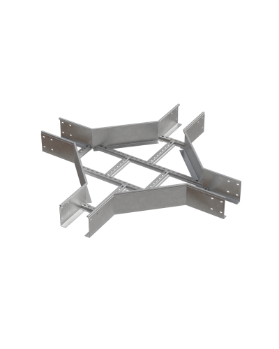 Х-разветвитель лестничный 150х300х1,5 мм HD85 N КМ-профиль (LXD150-300-1.5 HD85 N) в Коврове Аксессуары для лотков Pintop.ru