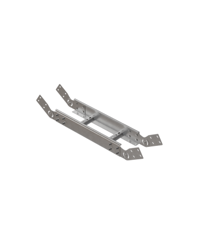 Вертикальный шарнирный угол 100х100х2,0 мм HD N КМ-профиль (LSHL100-100-2.0 HD N) в Коврове Аксессуары для лотков Pintop.ru