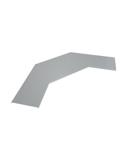 Крышка лестничного горизонтального угла 90 гр. 600 мм HD КМ-Профиль (KLGL90-600 HD) в Коврове Аксессуары для лотков Pintop.ru