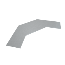 Крышка лестничного горизонтального угла 90 гр. 600 мм HD85 КМ-профиль (KLGL90-600 HD85)