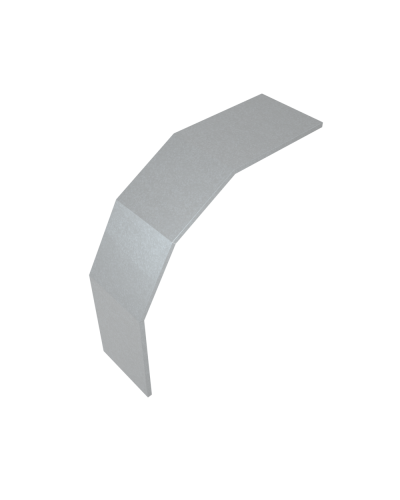 Крышка лестничного вертикального внешнего угла 90 гр. 500 мм HD КМ-Профиль (KLVL90-500 HD) в Коврове Аксессуары для лотков Pintop.ru