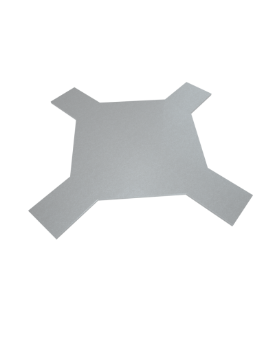 Крышка лестничного Х-разветвителя 700 мм КМ-профиль (KLXD700) в Коврове Аксессуары для лотков Pintop.ru