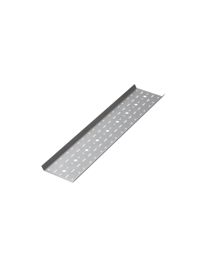 Дно лестничного лотка перфорированное 800х1,0 L3000 мм КМ-профиль (DLLP800-1.0-3000) в Коврове Кабельные лотки Pintop.ru