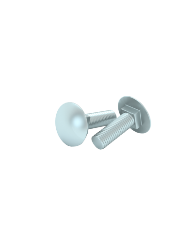 Болт с полукруглой головкой и квадратным подголовком М6х20 мм DIN 603 (упак. 150 шт) КМ-Профиль (BTG6-20) в Коврове Крепеж Pintop.ru