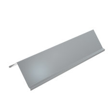Крышка лотка двускатная 400х1,5 L2500 мм HD КМ-Профиль (KLZ400-1.5-2500 HD)