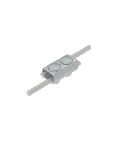 Параллельный соединитель прутка Ø 5-8 мм INOX304 КМ-Профиль (PS-D5-8 INOX304) в Коврове Монтажные материалы Pintop.ru