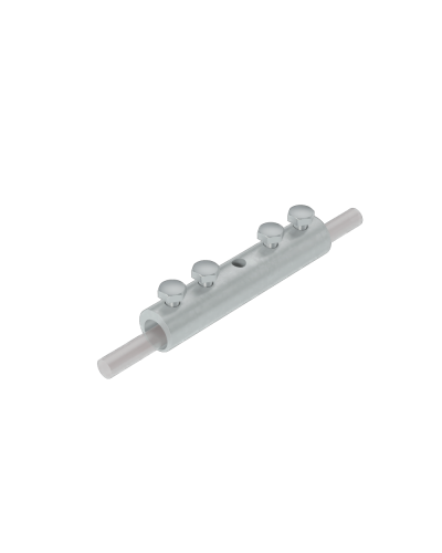 Четырехболтовой сквозной соединитель прутка Ø 5-10 мм TD КМ-Профиль (4SS-D5-10 TD) в Коврове Крепеж Pintop.ru