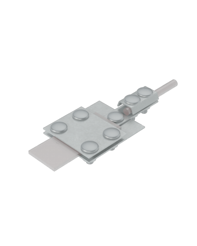 Универсальный контрольный соединитель полоса до 30 мм пруток Ø 5-8 мм TD КМ-Профиль (UKS-B30-D5-8 TD) в Коврове Аксессуары для лотков Pintop.ru