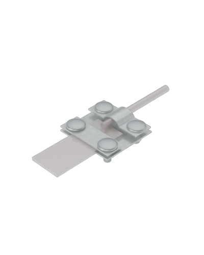 Контрольный соединитель полоса до 40 мм пруток Ø 5-10 мм КМ-Профиль (KS-B40-D5-10) в Коврове Монтажные материалы Pintop.ru