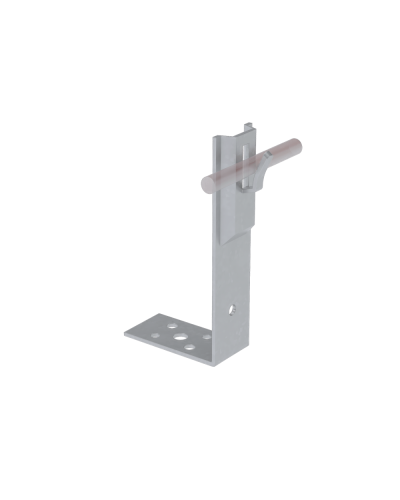 Угловой держатель зажимной для прутка Ø 5-8 мм H60 мм КМ-Профиль (UDZ-H60-D5-8) в Коврове Монтажные материалы Pintop.ru