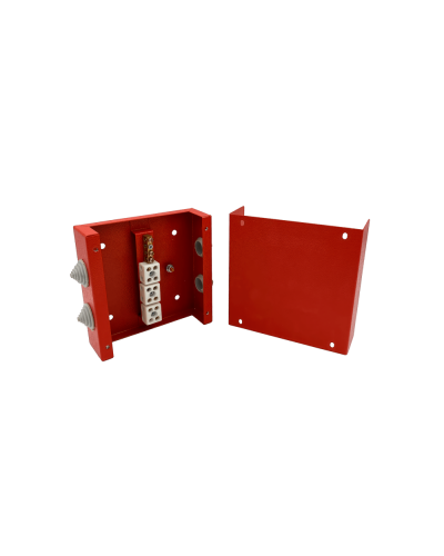 Коробка распределительная огнестойкая КРОПС, IP41, габаритные размеры 200х200х80 мм, для кабелей сечением до 2,5 мм2, 12 клемм КМ-Профиль (FRJB-KM-ST3-2.5-12-КРОПС-IP41) в Коврове Распределительные коробки Pintop.ru