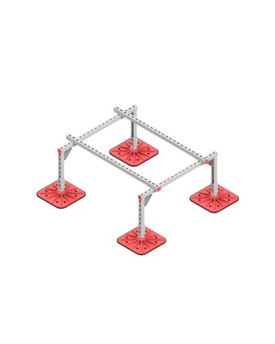 Опорная конструкция для установки оборудования TECHNORAPTOR FOOT 1000х1200 HD КМ-профиль (KM-TR-F-SSEI-1000-1200 HD) в Коврове Системы видеонаблюдения Pintop.ru