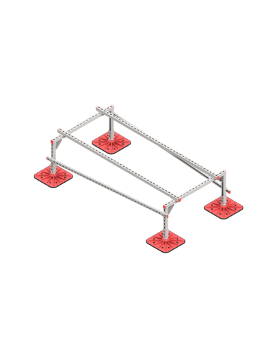 Опорная конструкция для установки оборудования TECHNORAPTOR FOOT 1000х2000 тип 1 HD КМ-профиль (KM-TR-F-SSEI-1000-2000-1 HD) в Коврове Системы видеонаблюдения Pintop.ru