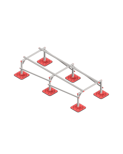 Опорная конструкция для установки оборудования TECHNORAPTOR FOOT 1000х2500 HD КМ-профиль (KM-TR-F-SSEI-1000-2500 HD) в Коврове Системы видеонаблюдения Pintop.ru