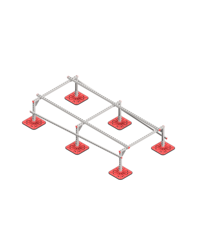 Опорная конструкция для установки оборудования TECHNORAPTOR FOOT 1200х2500 HD КМ-профиль (KM-TR-F-SSEI-1200-2500 HD) в Коврове Системы видеонаблюдения Pintop.ru