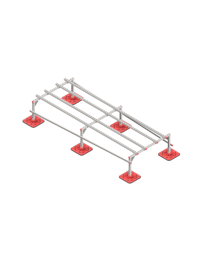 Опорная конструкция для установки оборудования TECHNORAPTOR FOOT 1200х3000 тип 2 HD КМ-профиль (KM-TR-F-SSEI-1200-3000-2 HD) в Коврове Системы видеонаблюдения Pintop.ru