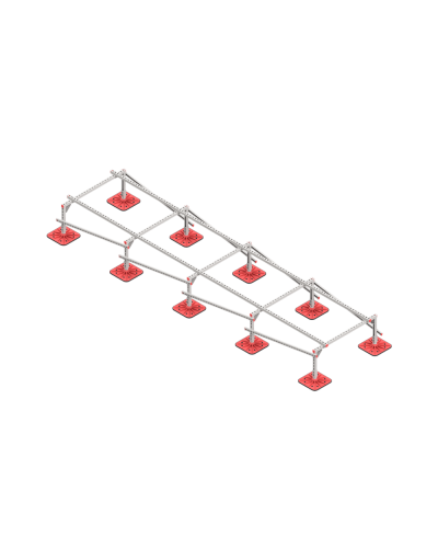 Опорная конструкция для установки оборудования TECHNORAPTOR FOOT 1200х5000 тип 2 HD КМ-профиль (KM-TR-F-SSEI-1200-5000-2 HD) в Коврове Системы видеонаблюдения Pintop.ru