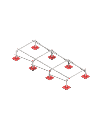 Опорная конструкция для установки оборудования TECHNORAPTOR FOOT 1500х4000 тип 1 HD КМ-профиль (KM-TR-F-SSEI-1500-4000-1 HD) в Коврове Системы видеонаблюдения Pintop.ru