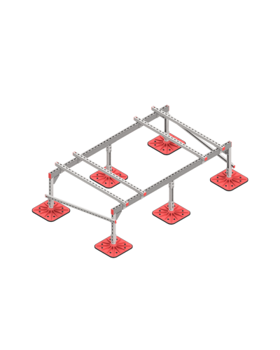 Опорная конструкция для установки оборудования TECHNORAPTOR FOOT 2000х1200 HD КМ-профиль (KM-TR-F-SSEI-2000-1200 HD) в Коврове Системы видеонаблюдения Pintop.ru