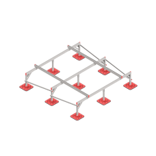 Опорная конструкция для установки оборудования TECHNORAPTOR FOOT 2500х2500 КМ-профиль (KM-TR-F-SSEI-2500-2500)