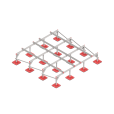 Опорная конструкция для установки оборудования TECHNORAPTOR FOOT 3000х3000 КМ-профиль (KM-TR-F-SSEI-3000-3000)