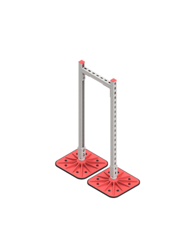 Опорная конструкция для горизонтальных прямоугольных воздуховодов и металлических лотков кабеленесущих систем TECHNORAPTOR FOOT 350х1000 HD КМ-профиль (KM-TR-F-SSHRAD-350-1000 HD) в Коврове Системы видеонаблюдения Pintop.ru