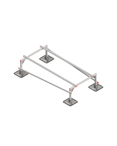 Опорная конструкция для установки оборудования TECHNORAPTOR STEELFOOT 1000х2000 тип 1 HD КМ-профиль (KM-TR-STF-SSEI-1000-2000-1 HD) в Коврове Системы видеонаблюдения Pintop.ru