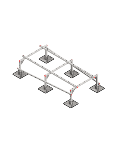 Опорная конструкция для установки оборудования TECHNORAPTOR STEELFOOT 1000х2000 тип 2 HD КМ-профиль (KM-TR-STF-SSEI-1000-2000-2 HD) в Коврове Системы видеонаблюдения Pintop.ru