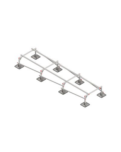 Опорная конструкция для установки оборудования TECHNORAPTOR STEELFOOT 1000х4000 HD КМ-профиль (KM-TR-STF-SSEI-1000-4000 HD) в Коврове Системы видеонаблюдения Pintop.ru