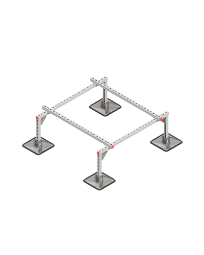 Опорная конструкция для установки оборудования TECHNORAPTOR STEELFOOT 1200х1200 КМ-профиль (KM-TR-STF-SSEI-1200-1200) в Коврове Системы видеонаблюдения Pintop.ru