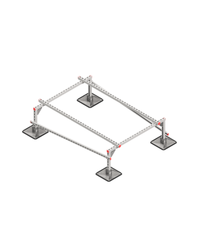 Опорная конструкция для установки оборудования TECHNORAPTOR STEELFOOT 1200х1700 КМ-профиль (KM-TR-STF-SSEI-1200-1700) в Коврове Системы видеонаблюдения Pintop.ru