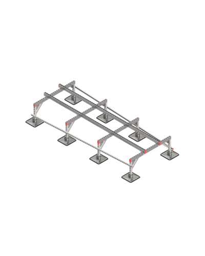 Опорная конструкция для установки оборудования TECHNORAPTOR STEELFOOT 1200х3000 тип 3 КМ-профиль (KM-TR-STF-SSEI-1200-3000-3) в Коврове Системы видеонаблюдения Pintop.ru