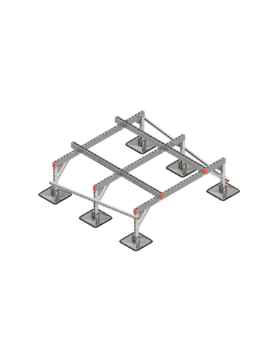 Опорная конструкция для установки оборудования TECHNORAPTOR STEELFOOT 1500х1500 тип 3 КМ-профиль (KM-TR-STF-SSEI-1500-1500-3) в Коврове Системы видеонаблюдения Pintop.ru
