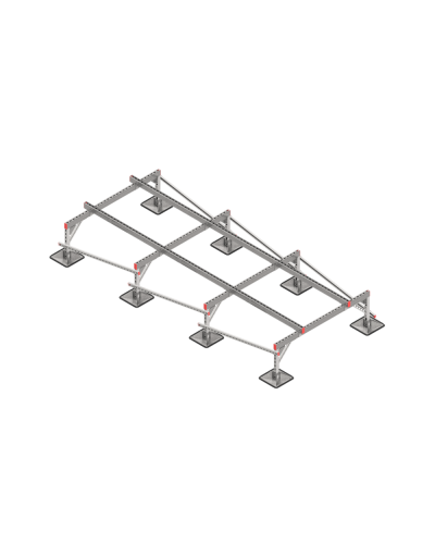 Опорная конструкция для установки оборудования TECHNORAPTOR STEELFOOT 1500х3500 КМ-профиль (KM-TR-STF-SSEI-1500-3500) в Коврове Системы видеонаблюдения Pintop.ru