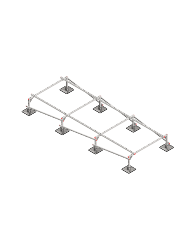 Опорная конструкция для установки оборудования TECHNORAPTOR STEELFOOT 1500х4000 тип 1 HD КМ-профиль (KM-TR-STF-SSEI-1500-4000-1 HD) в Коврове Системы видеонаблюдения Pintop.ru