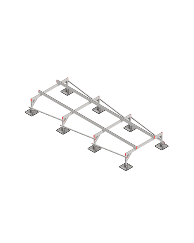 Опорная конструкция для установки оборудования TECHNORAPTOR STEELFOOT 1500х4000 тип 2 КМ-профиль (KM-TR-STF-SSEI-1500-4000-2) в Коврове Системы видеонаблюдения Pintop.ru