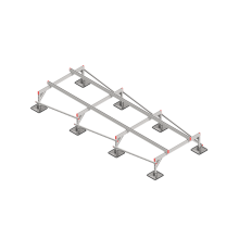 Опорная конструкция для установки оборудования TECHNORAPTOR STEELFOOT 1500х4000 тип 2 HD КМ-профиль (KM-TR-STF-SSEI-1500-4000-2 HD)
