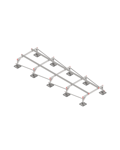 Опорная конструкция для установки оборудования TECHNORAPTOR STEELFOOT 1500х5000 КМ-профиль (KM-TR-STF-SSEI-1500-5000) в Коврове Системы видеонаблюдения Pintop.ru